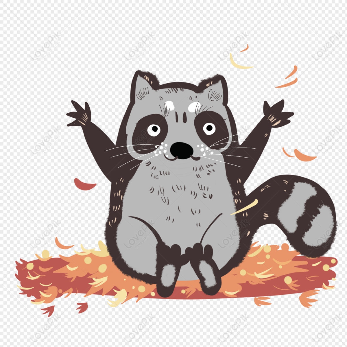 Cartoon Cute Autumn Woods Small Animal Children Illustration PNG Picture  And Clipart Image For Free Download - Lovepik | 401564225