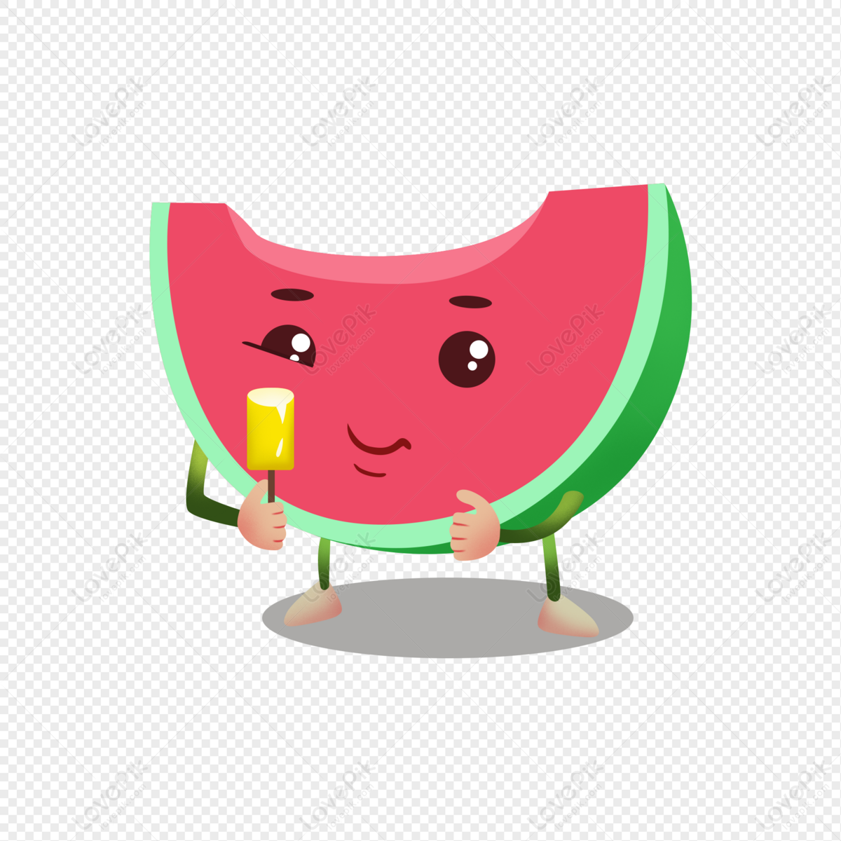 Cartoon Watermelon Images, HD Pictures For Free Vectors Download -  