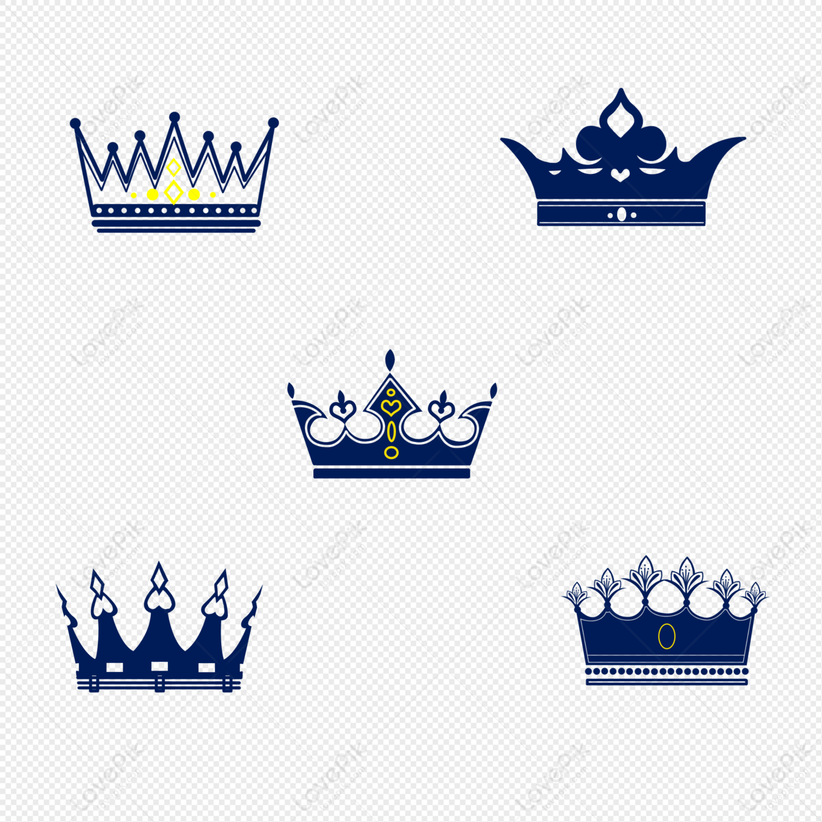 32 Royal Black Crowns Black Crowns- - Crown Png Black And White, Transparent  Png , Transparent Png Image - PNGitem
