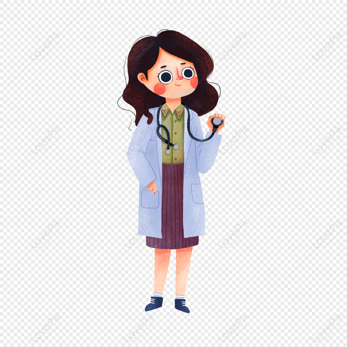 Female Doctor Holding A Stethoscope PNG Transparent Background And Clipart  Image For Free Download - Lovepik | 401563180