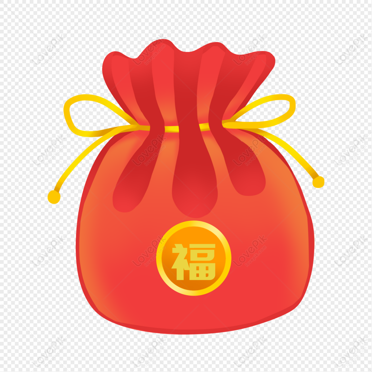Fu Bag Red Envelope PNG Transparent Image And Clipart Image For Free ...