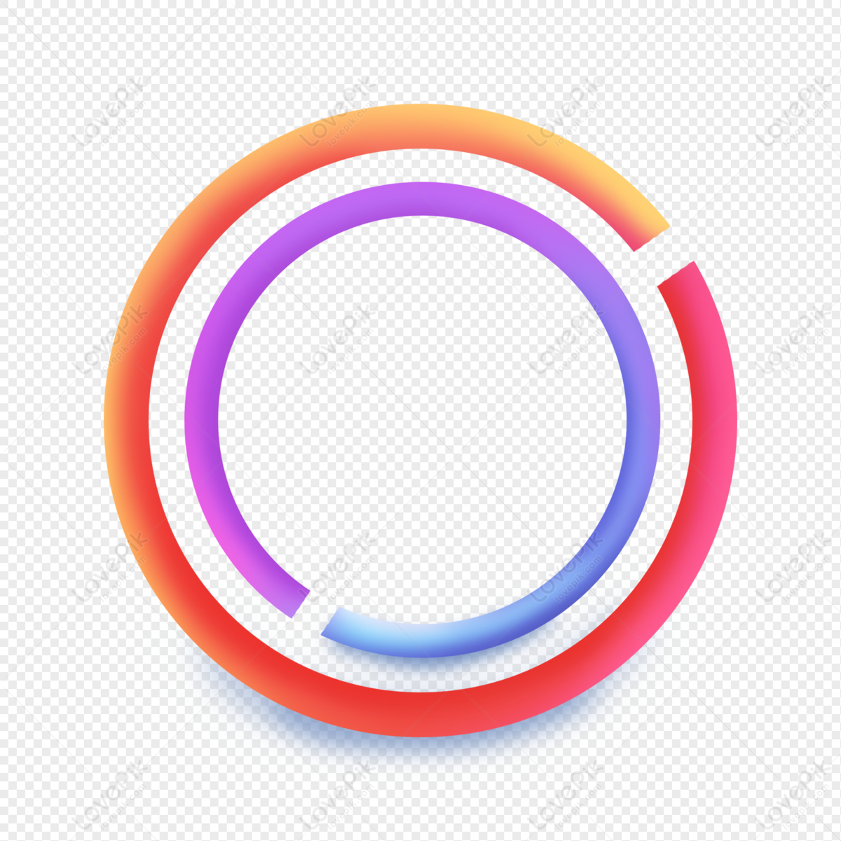 Social media instagram icon colour gradient Vector Image