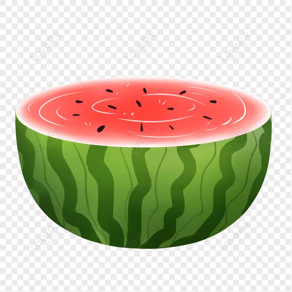 Hand Drawn A Piece Of Watermelon PNG Transparent Background And Clipart ...