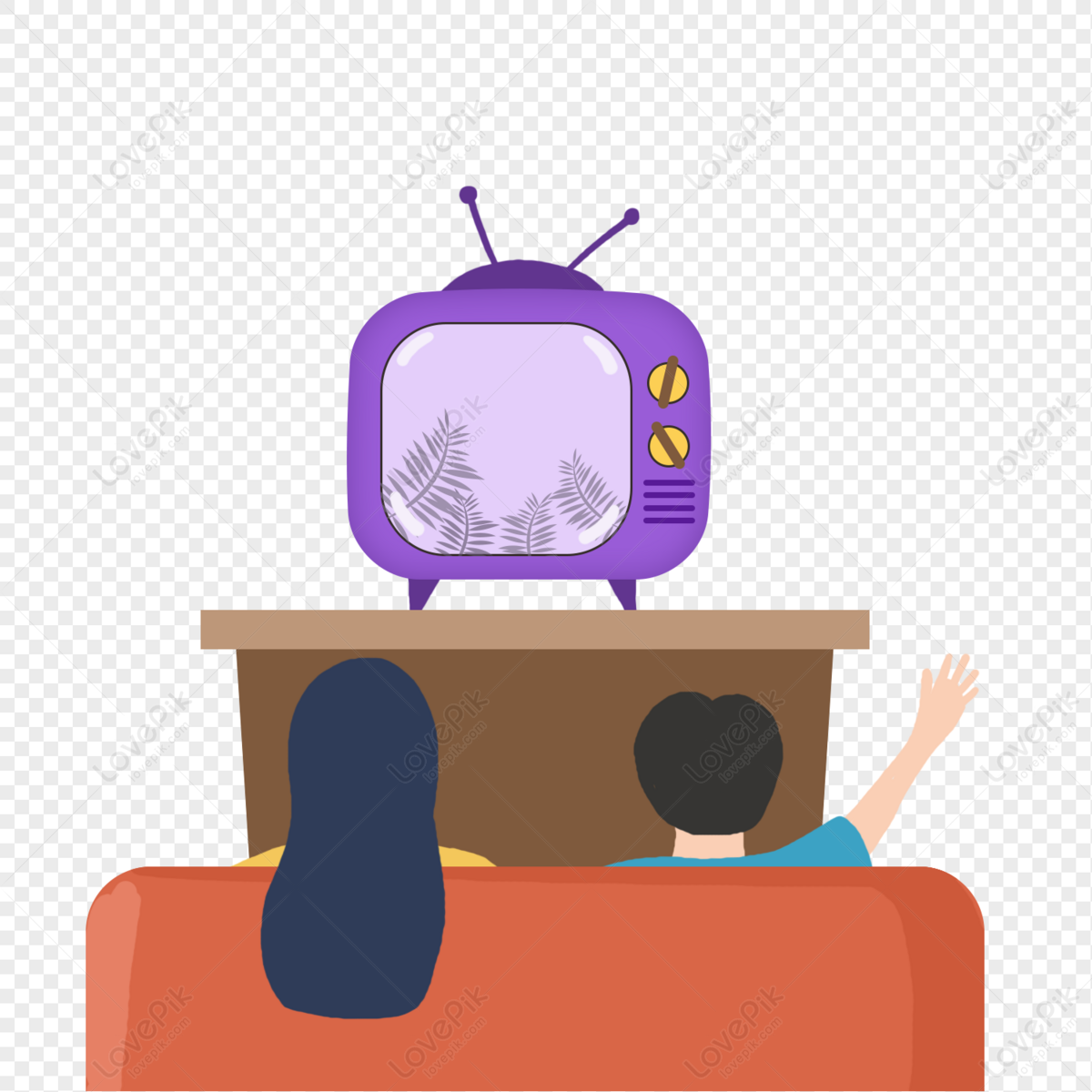 Watching TV PNG Images With Transparent Background | Free Download On  Lovepik