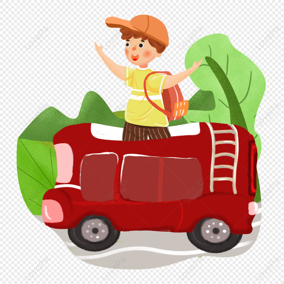 Little Boy On Vacation Traveling Cartoon Car PNG Transparent Image And  Clipart Image For Free Download - Lovepik | 401563437
