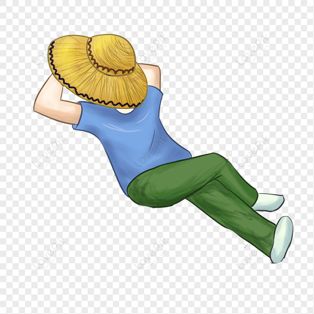 kid laying down clipart