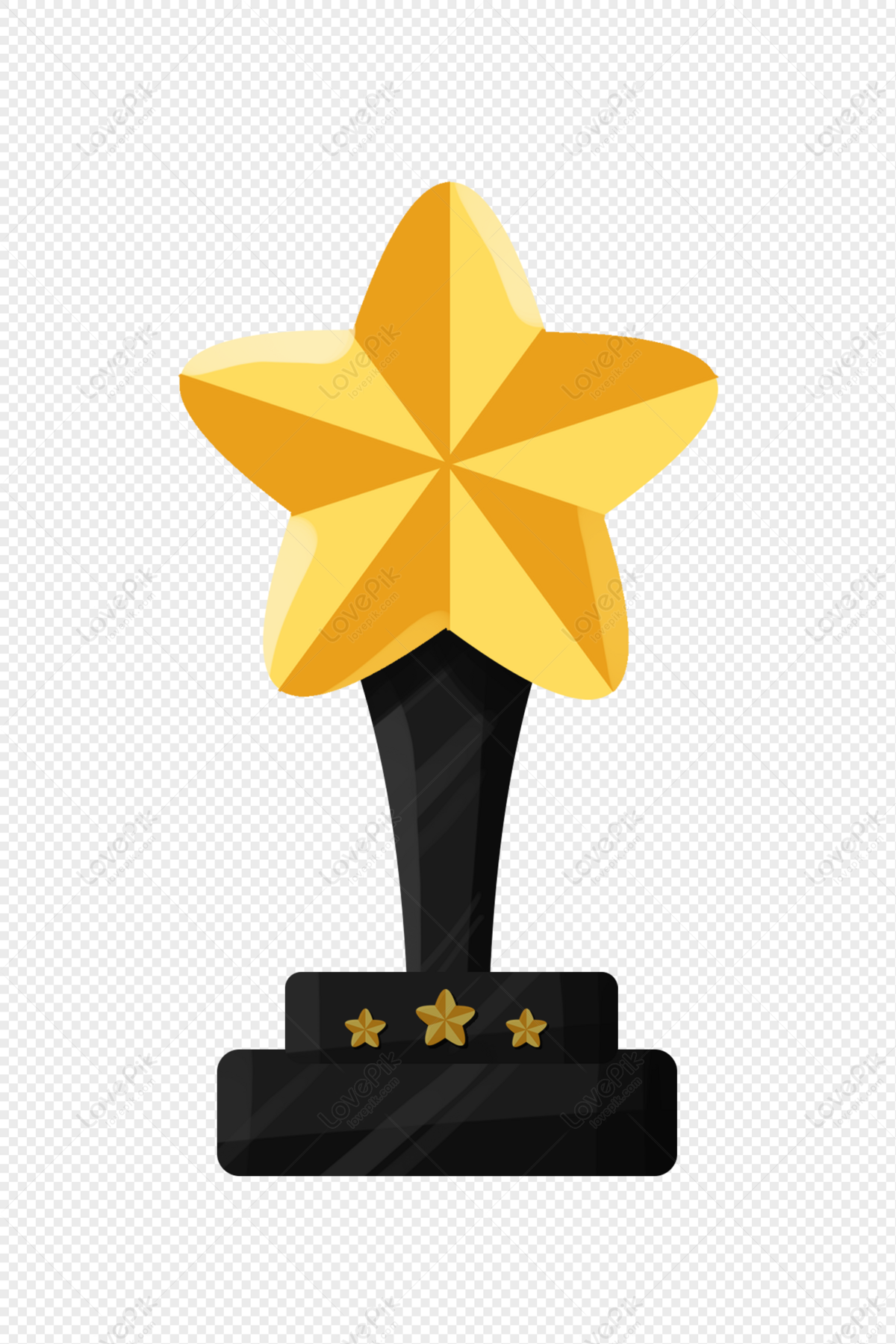 Pentagram Trophy, Pentagram Trophy, Stars, Star Trophy PNG Image And ...