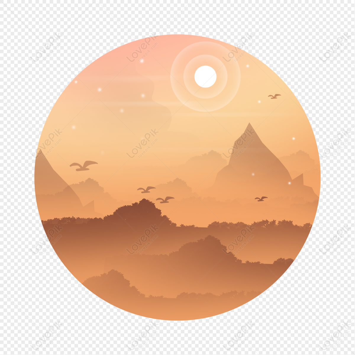 Sunset Afterglow PNG Image Free Download And Clipart Image For Free ...