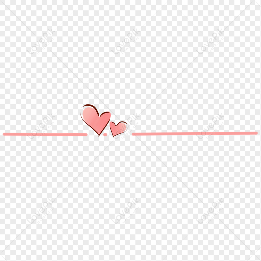Tanabata Cute Minimalist Cartoon Love Dividing Line PNG Transparent  Background And Clipart Image For Free Download - Lovepik | 401544670