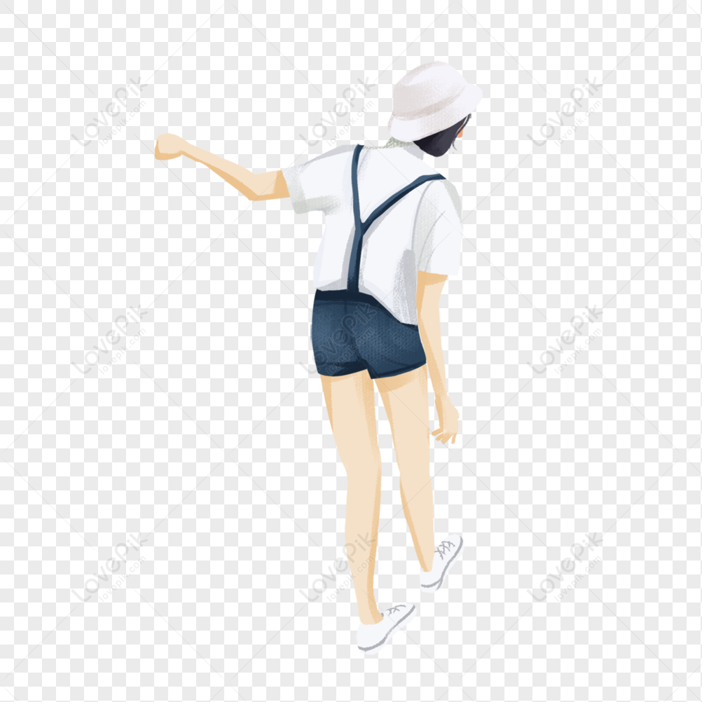 Tourist girl, person cutout, tourist girl, tourist png transparent background