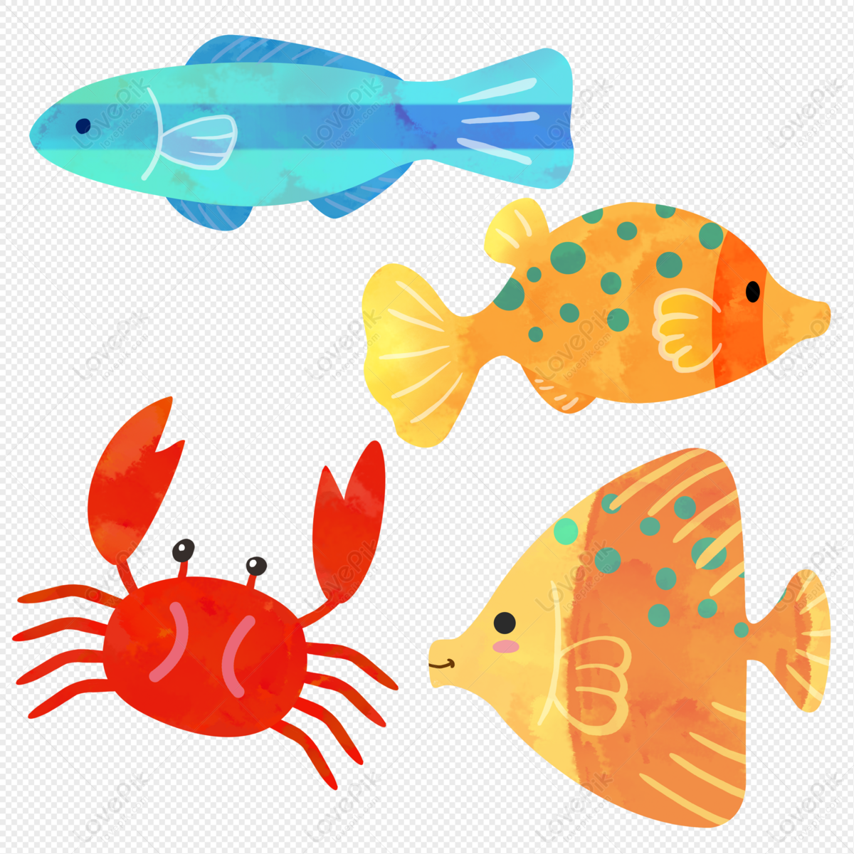 coral reef fish clipart