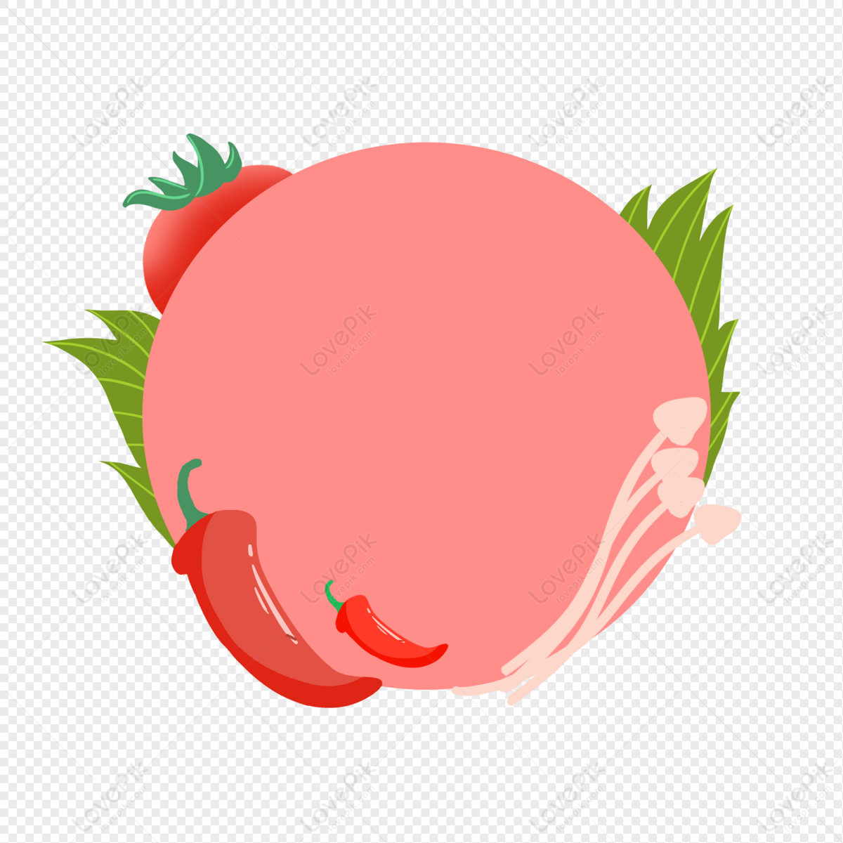 Vegetable Border PNG Transparent Background And Clipart Image For Free ...