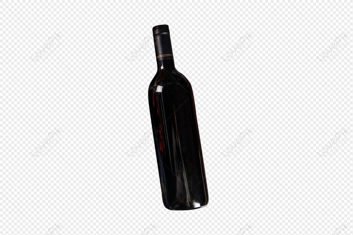 A Bottle Of Red Wine, Material, Weinflasche, Wine Bottle PNG Image And ...