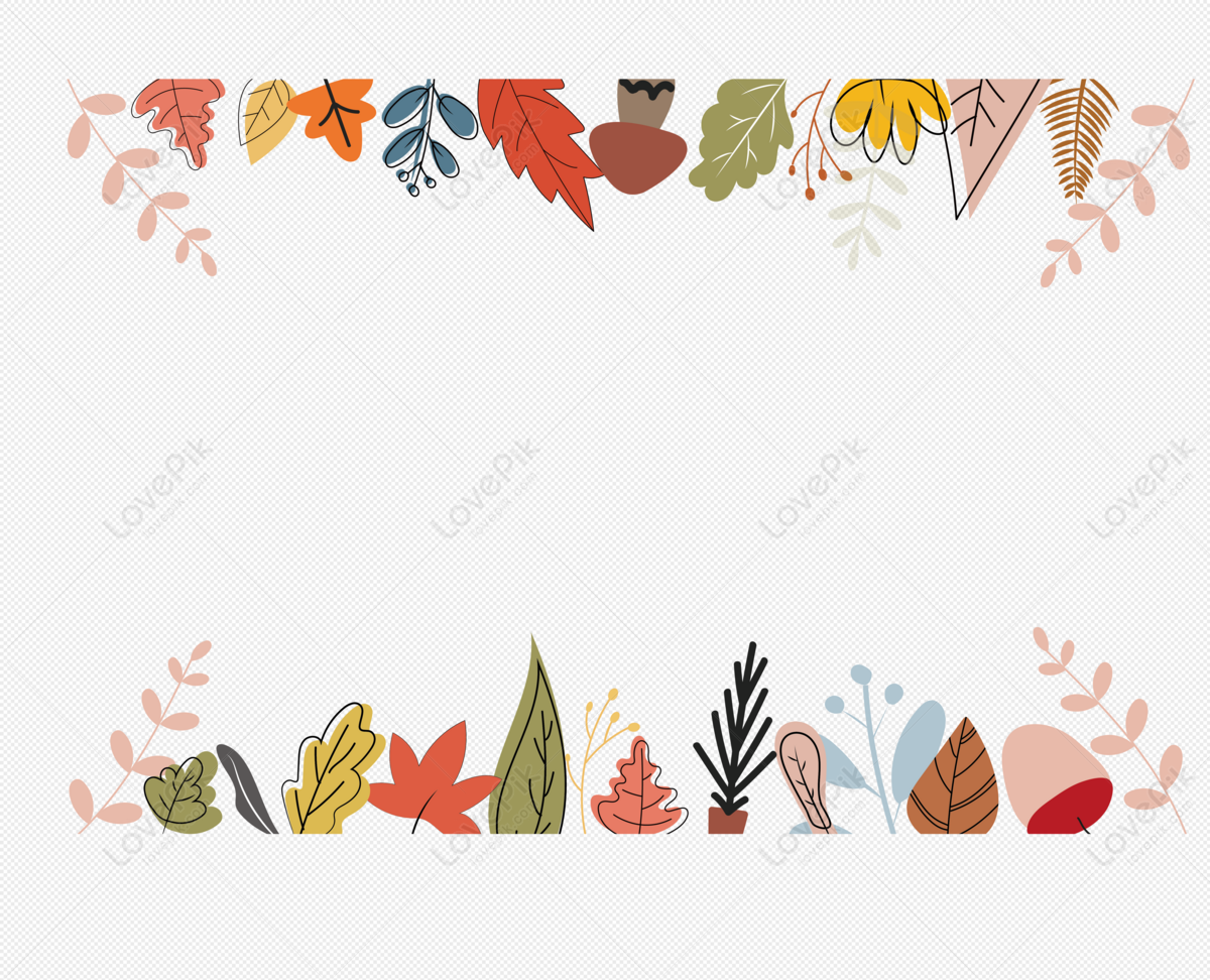 Autumn golden leaves border, golden leaves, fall border, leaves png transparent background
