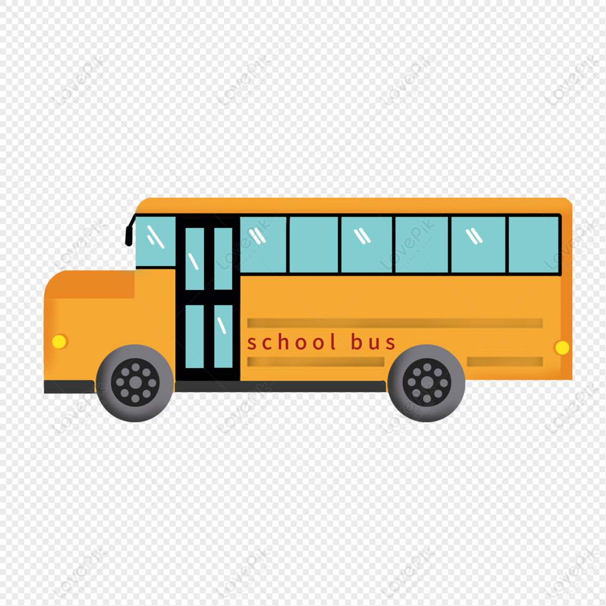 Cartoon School Bus PNG Picture And Clipart Image For Free Download -  Lovepik | 401615235