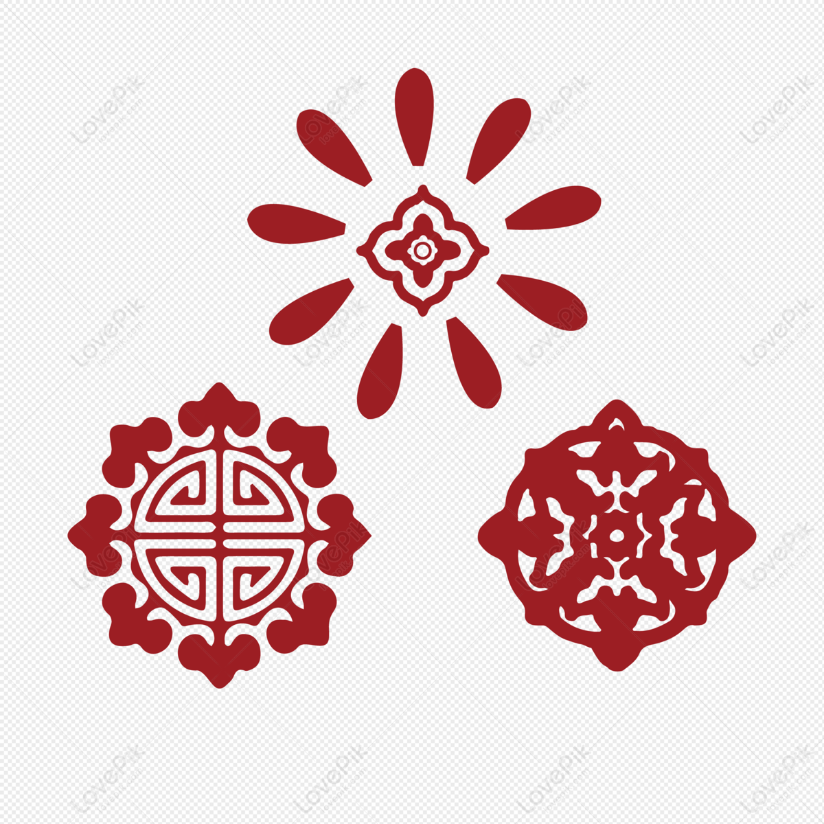 Chinese Traditional Paper Cutting PNG Transparent Image And ...