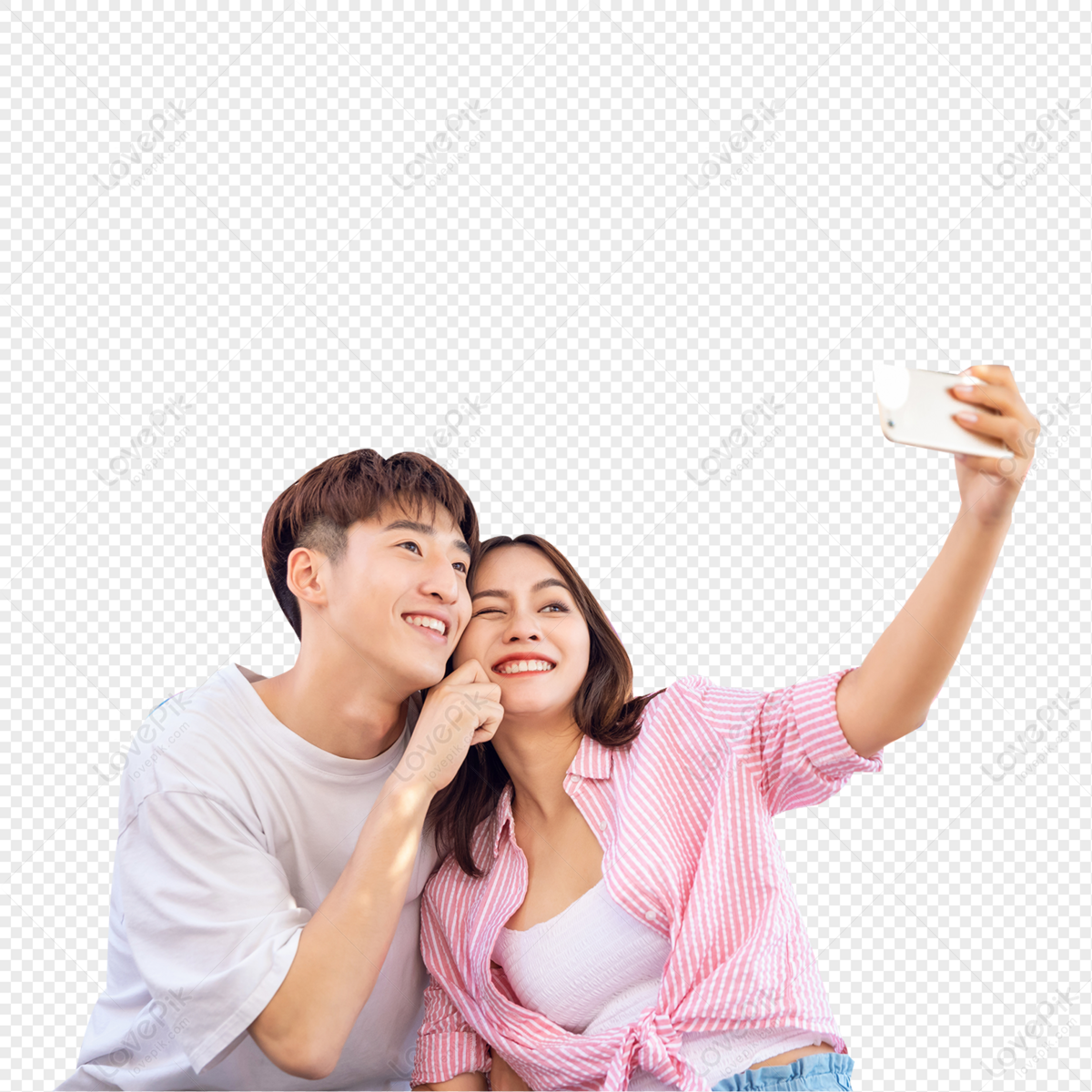 Couple Amusement Park Selfie PNG Transparent Background And Clipart Image  For Free Download - Lovepik | 401607860