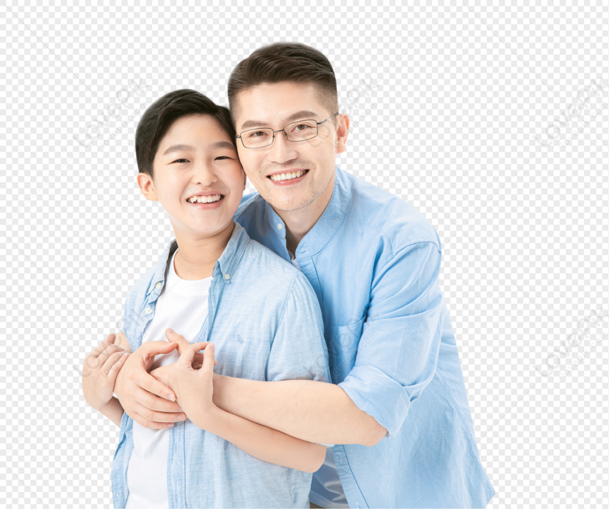 Abrazo íntimo Padre E Hijo PNG Imágenes Gratis - Lovepik