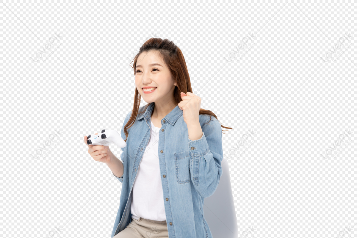 Female College Student Playing A Game, Student Play, Real People,  Characters PNG Transparent Background And Clipart Image For Free Download -  Lovepik | 401624326