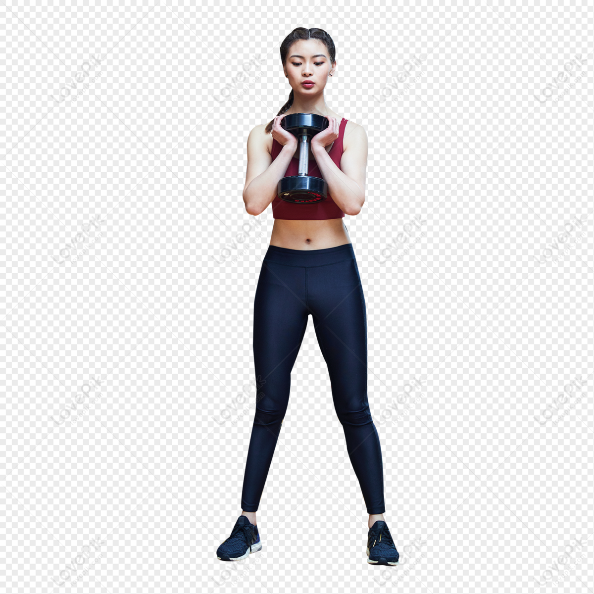 Female Working Out In Gym PNG Transparent Background And Clipart Image For  Free Download - Lovepik | 401622130