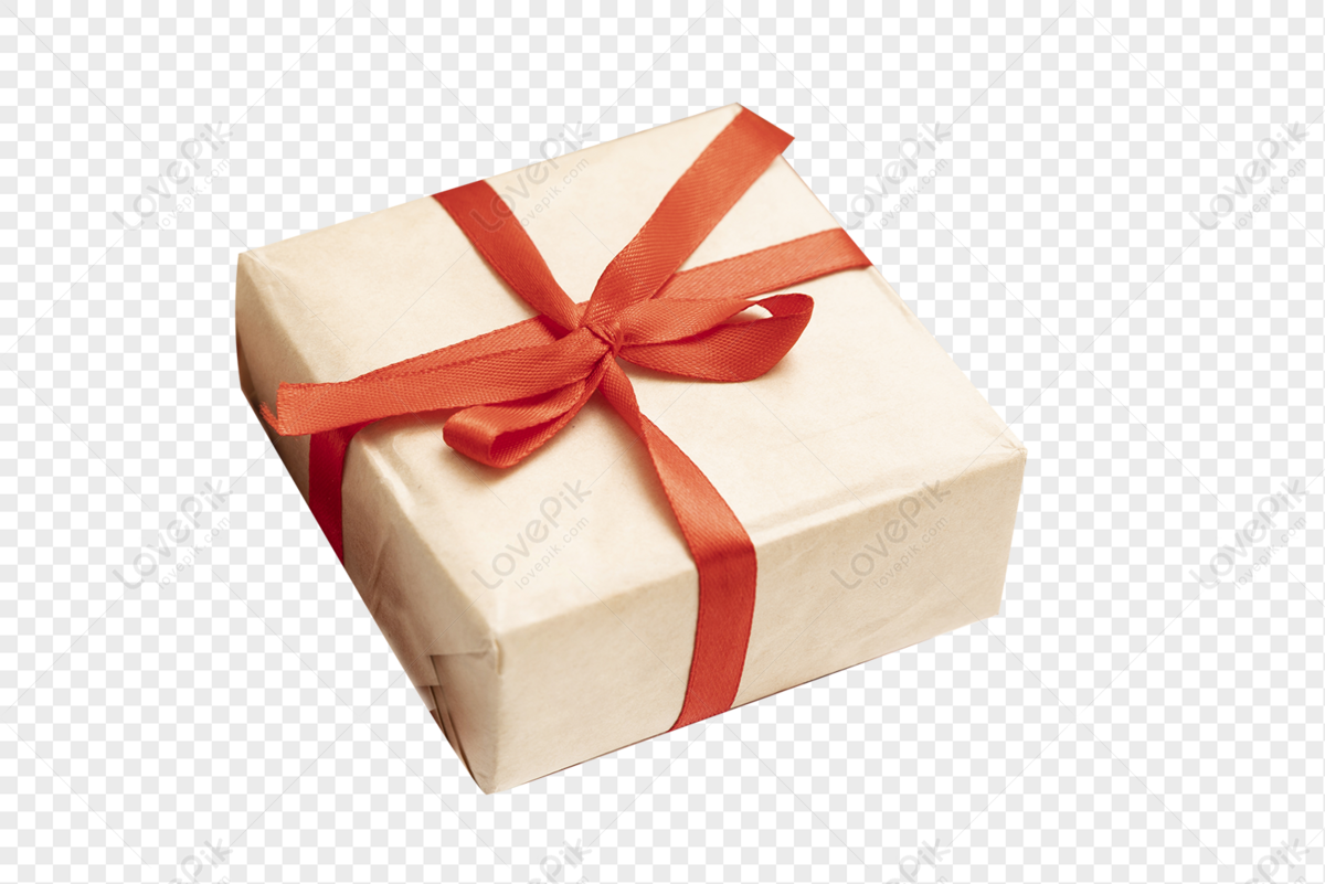 Premium PSD  A gift box on transparent background png clipart