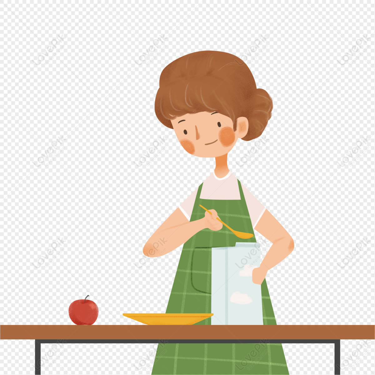 Hand Drawn Cartoon Cooking Characters PNG Hd Transparent Image And Clipart  Image For Free Download - Lovepik | 401590154