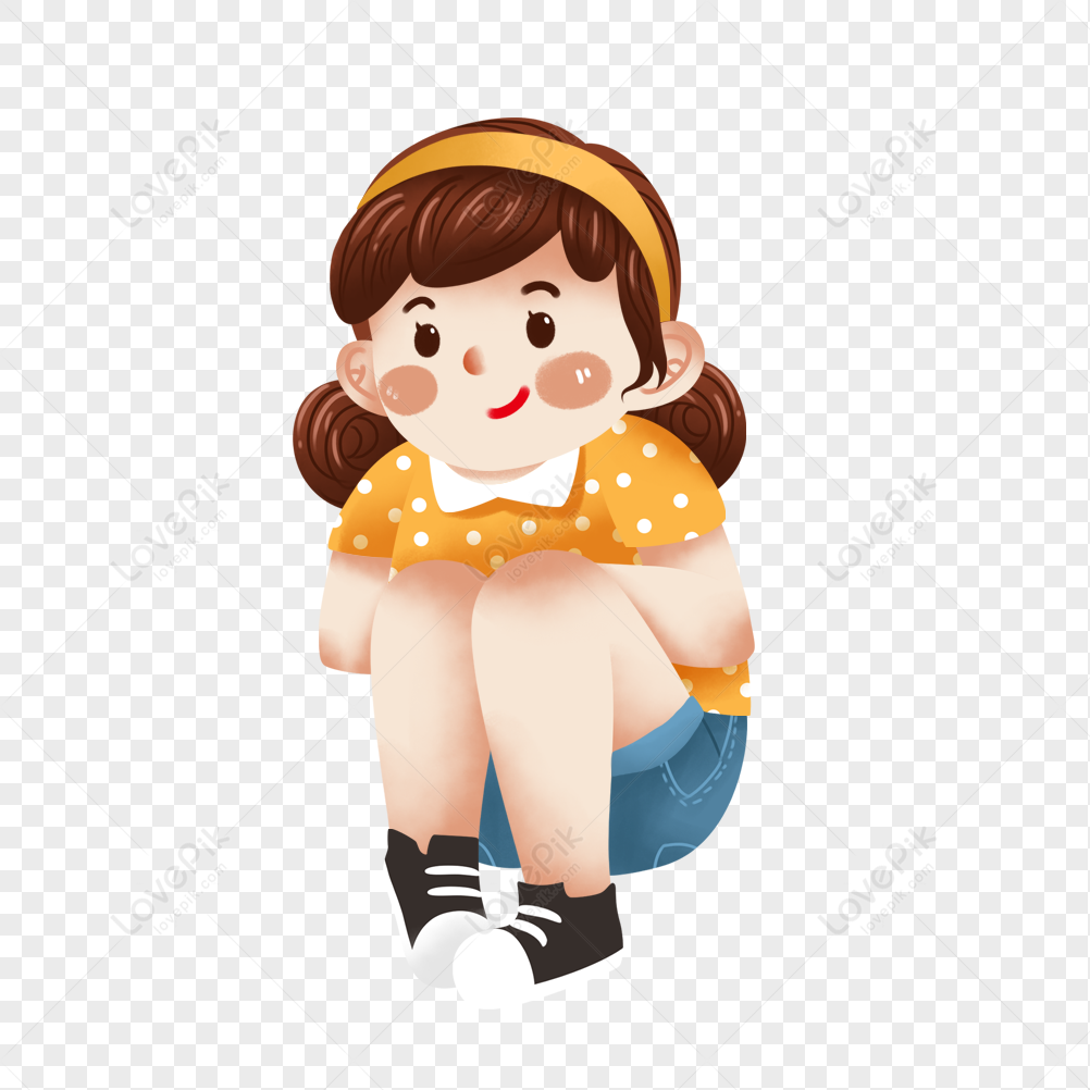 Kneeling Girl PNG Image Free Download And Clipart Image For Free Download -  Lovepik | 401612851