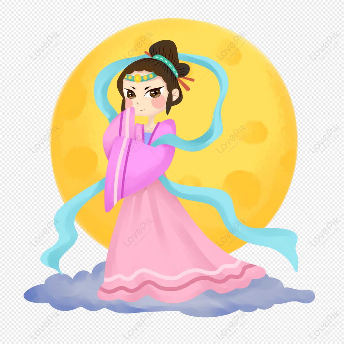 Mid Autumn Festival Cartoon Free PNG And Clipart Image For Free Download -  Lovepik | 401594549