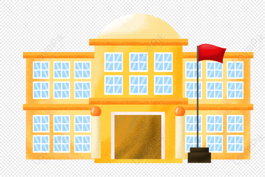 School Building, Campus, Flat School, Building PNG Image Free Download ...