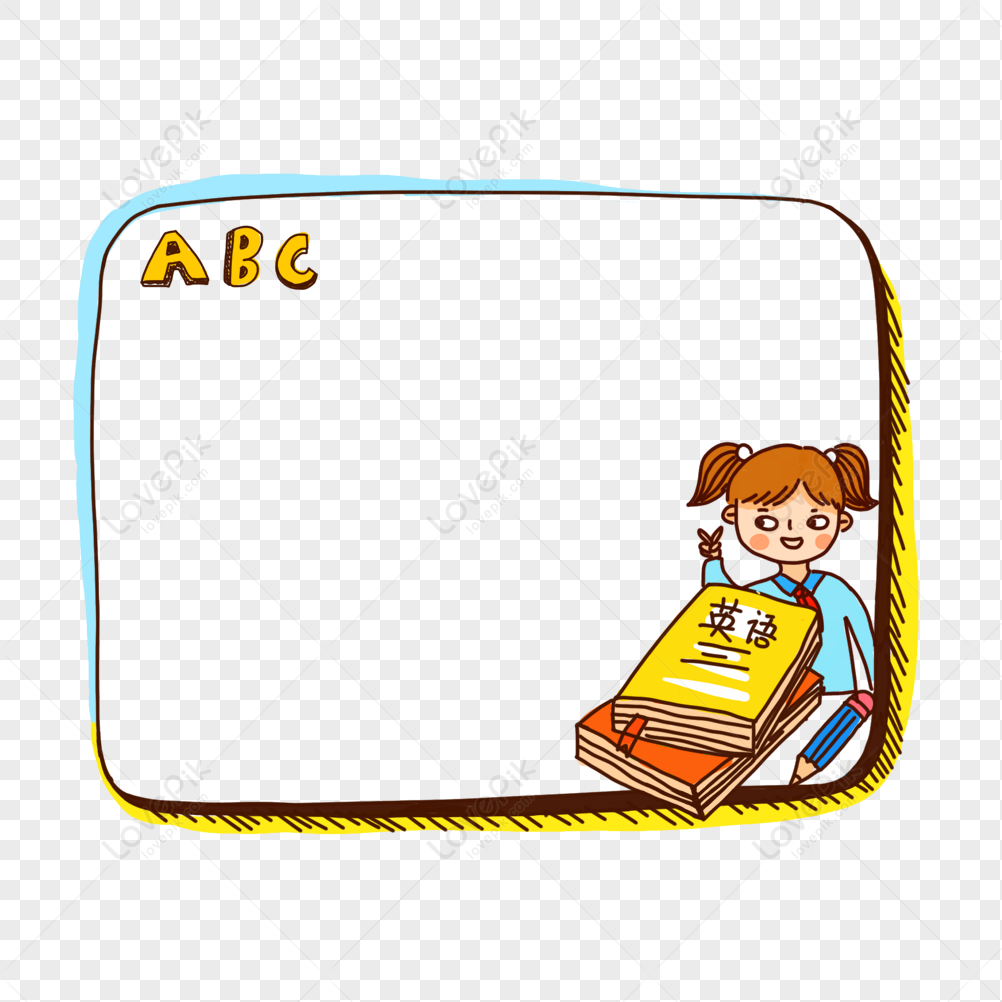 School Season Stationery Border Free PNG And Clipart Image For Free  Download - Lovepik | 401606949