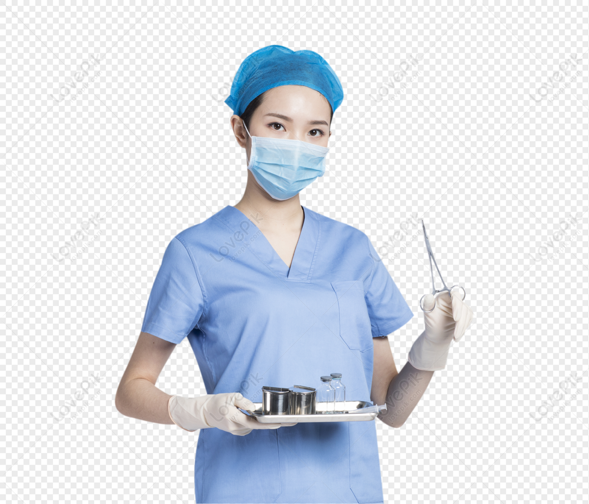 Surgery Doctor Holding Hand Gesture Scissors PNG Transparent Image And ...