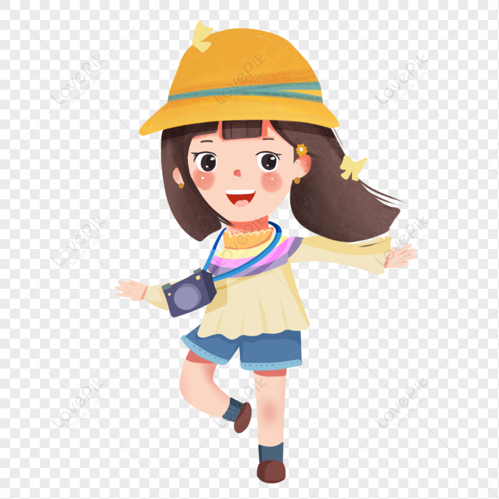 Tourist girl, tourist girl, girl pictures, tourist png picture