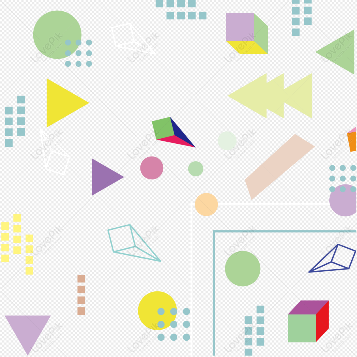 free vector geometric patterns