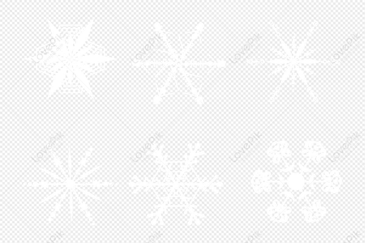 6 Snowflake Shapes PNG Transparent Image And Clipart Image For Free  Download - Lovepik | 401637447