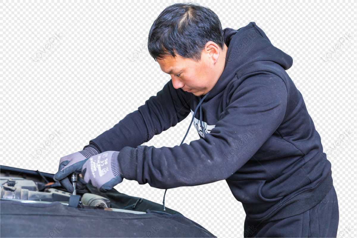 Auto Repair Specialist Repairs The Car Png Image Free Download And Clipart Image For Free