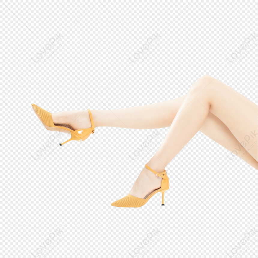 Женские ноги с педикюром на каблуках (55 фото)