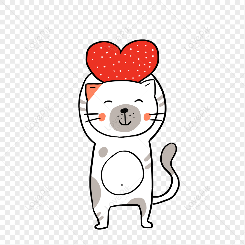 Cat Day Flat Icons Pack PNG Picture And Clipart Image For Free Download -  Lovepik