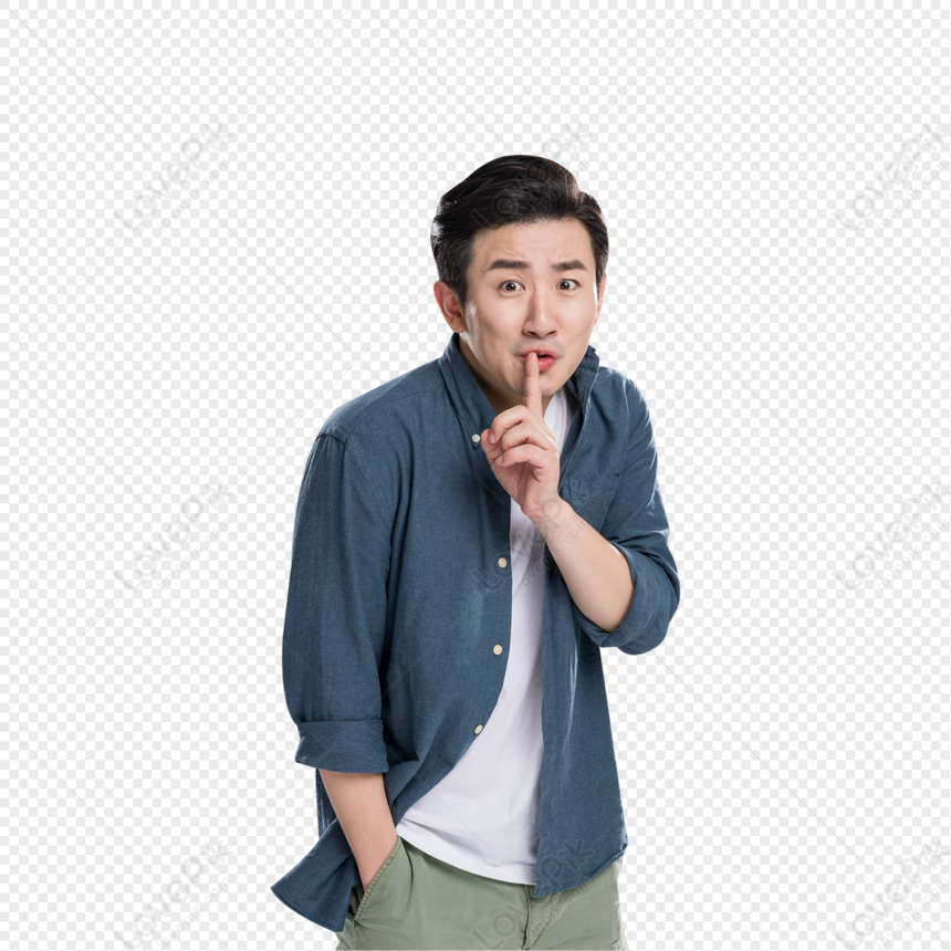 Casual Male Exaggerated Expression PNG Hd Transparent Image And Clipart ...