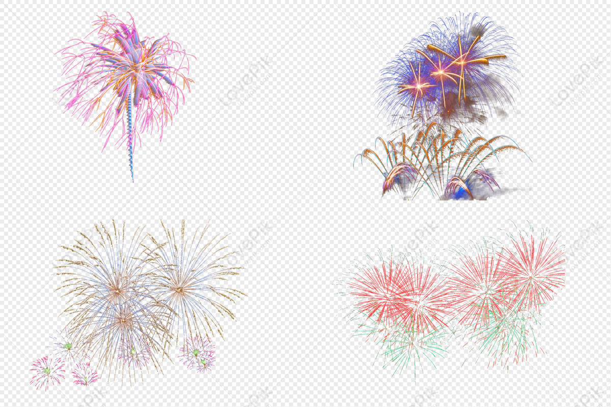 Chinese New Year Fireworks transparent PNG - StickPNG