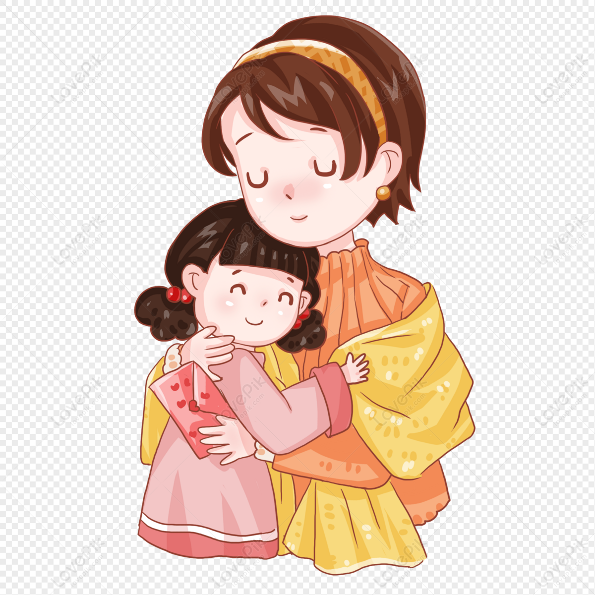 กอดแม่และลูกสาว Png สำหรับการดาวน์โหลดฟรี Lovepik