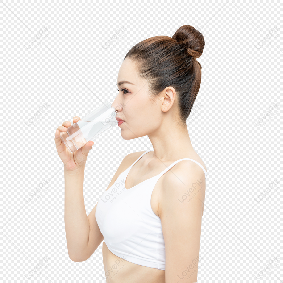 Female Drinking Water Free PNG And Clipart Image For Free Download -  Lovepik | 401667349