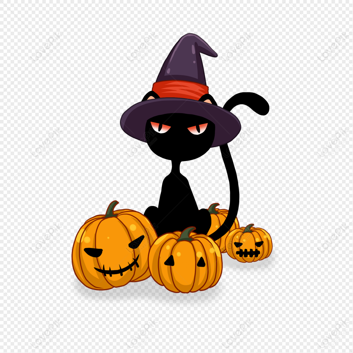 Gato Preto De Halloween PNG Imagens Gratuitas Para Download - Lovepik