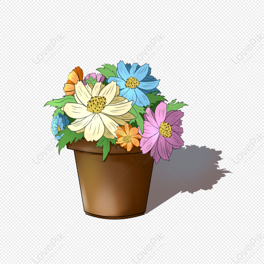 Hand Drawn Cartoon Daisy PNG Transparent And Clipart Image For Free ...