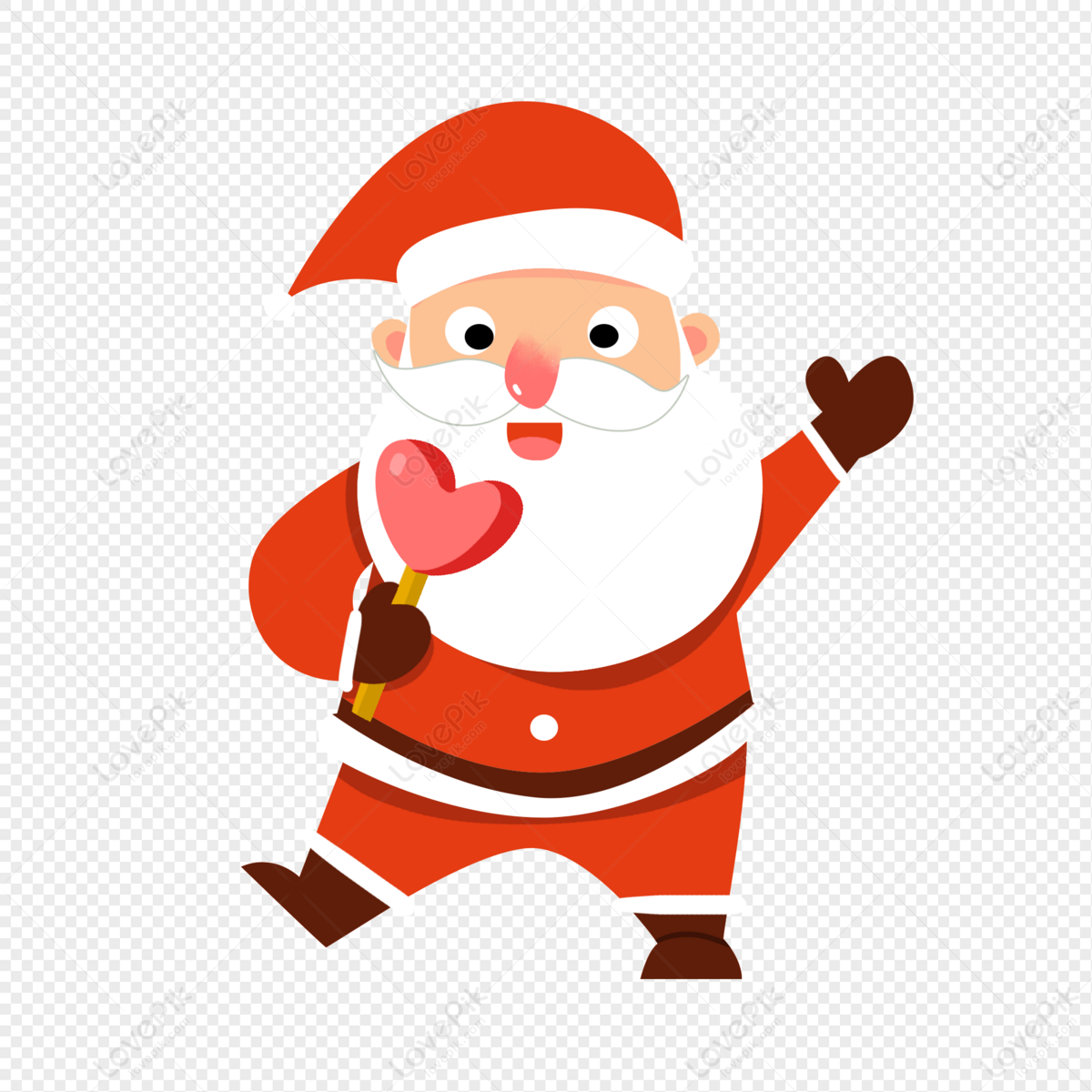 Santa Claus Cartoon Image PNG Transparent And Clipart Image For Free  Download - Lovepik | 401646986