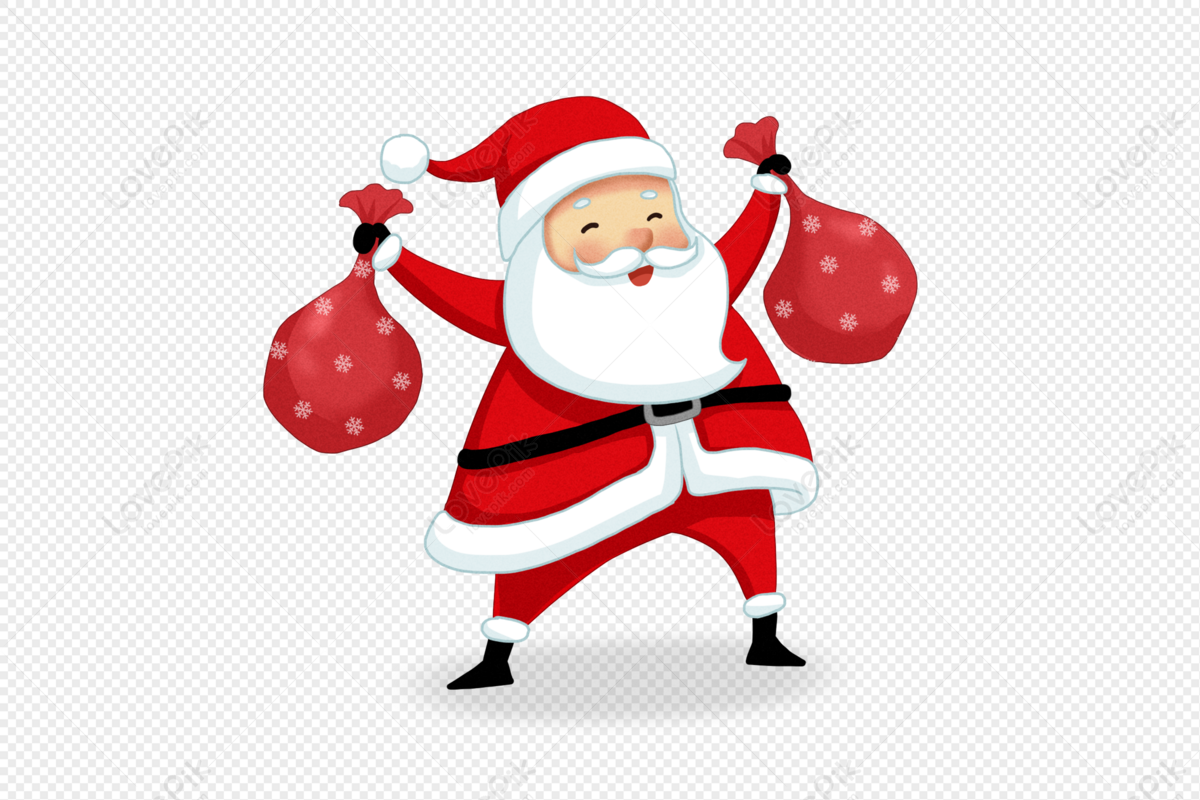 Santa Claus Holding A Gift In Both Hands PNG Free Download And Clipart  Image For Free Download - Lovepik | 401653103