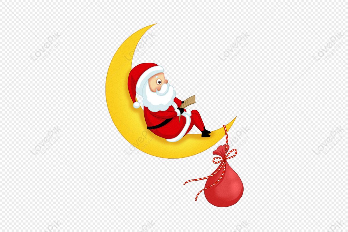 Ông già Noel đang ở trên mặt trăng đọc thư của các bé ngoan. Hãy nhấp chuột và xem hình ảnh tuyệt đẹp này để cảm nhận lại không khí ấm áp của mùa lễ hội.