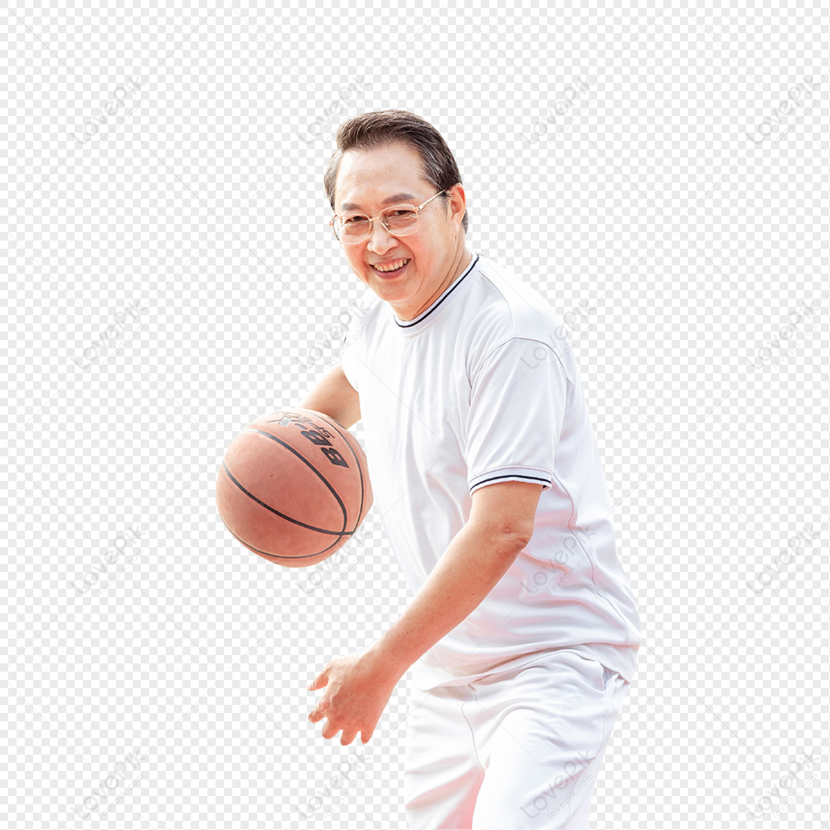 Pele clara pessoa jogando basquete clipart. Download grátis