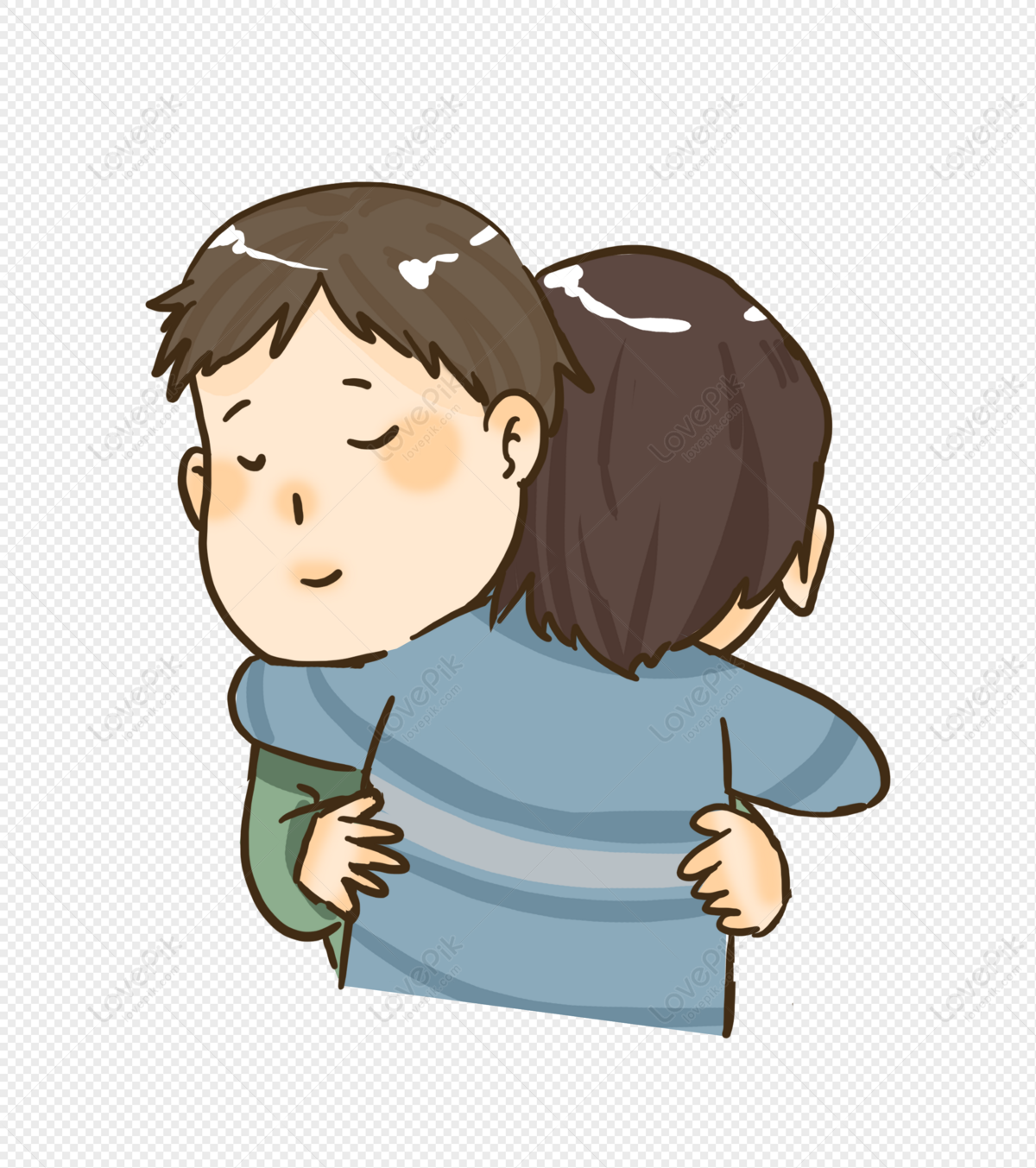 Thanksgiving Hug Between Friends PNG Free Download And Clipart Image For  Free Download - Lovepik | 401642123