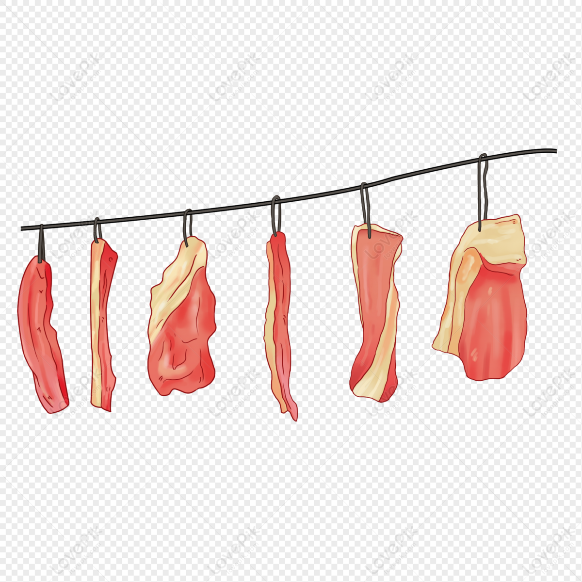 Winter Dried Bacon Food Storage Elements PNG White Transparent And Clipart  Image For Free Download - Lovepik | 401653352