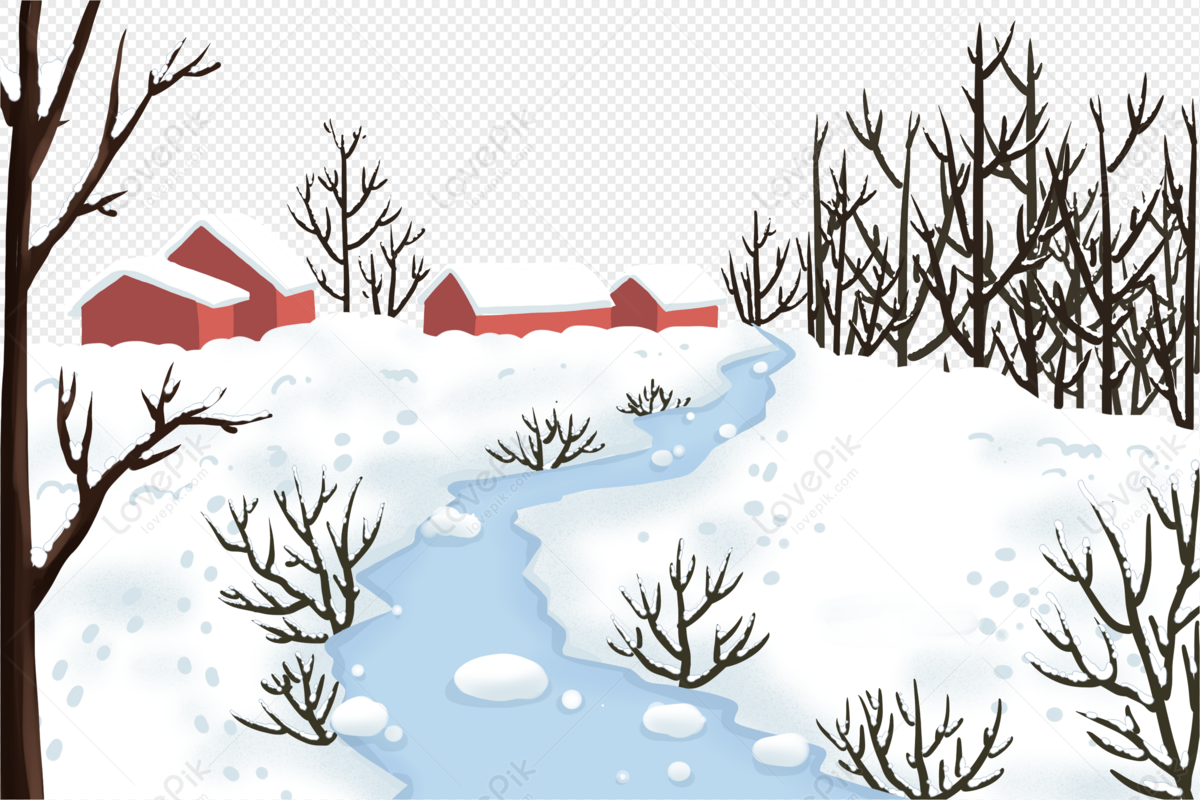 Winter Snow Scene Free PNG And Clipart Image For Free Download - Lovepik |  401637149